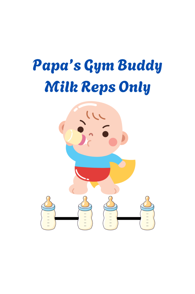 Papa’s Little Gym Super Buddy – Crushing Milk Reps in Style! (Strong Baby) SHP99