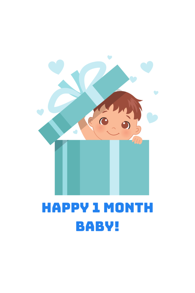 Surprise Package of Cuteness: 1-Month Baby Romper For Your Sweet Baby Boy! SHP99