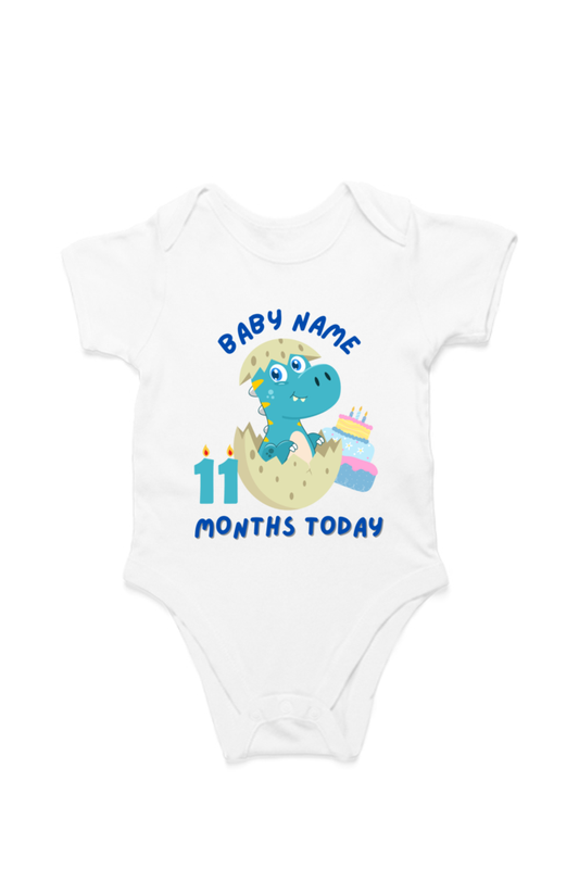 Monthly Milestone Rompers Combo For Your Little One With Your Baby Name : 30% Discount SHP00