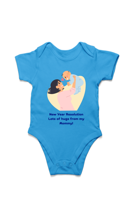 New Year 2025 Baby Romper – Resolution: Mommy Hugs SHP99