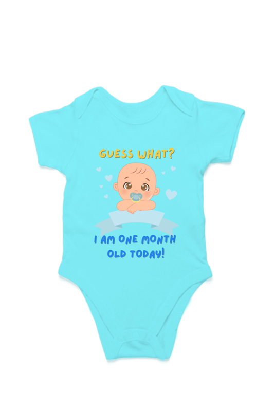 Tiny Bundle of Joy: Celebrating 1 Month of Sweetness of Your Cute Baby Boy! SHP99