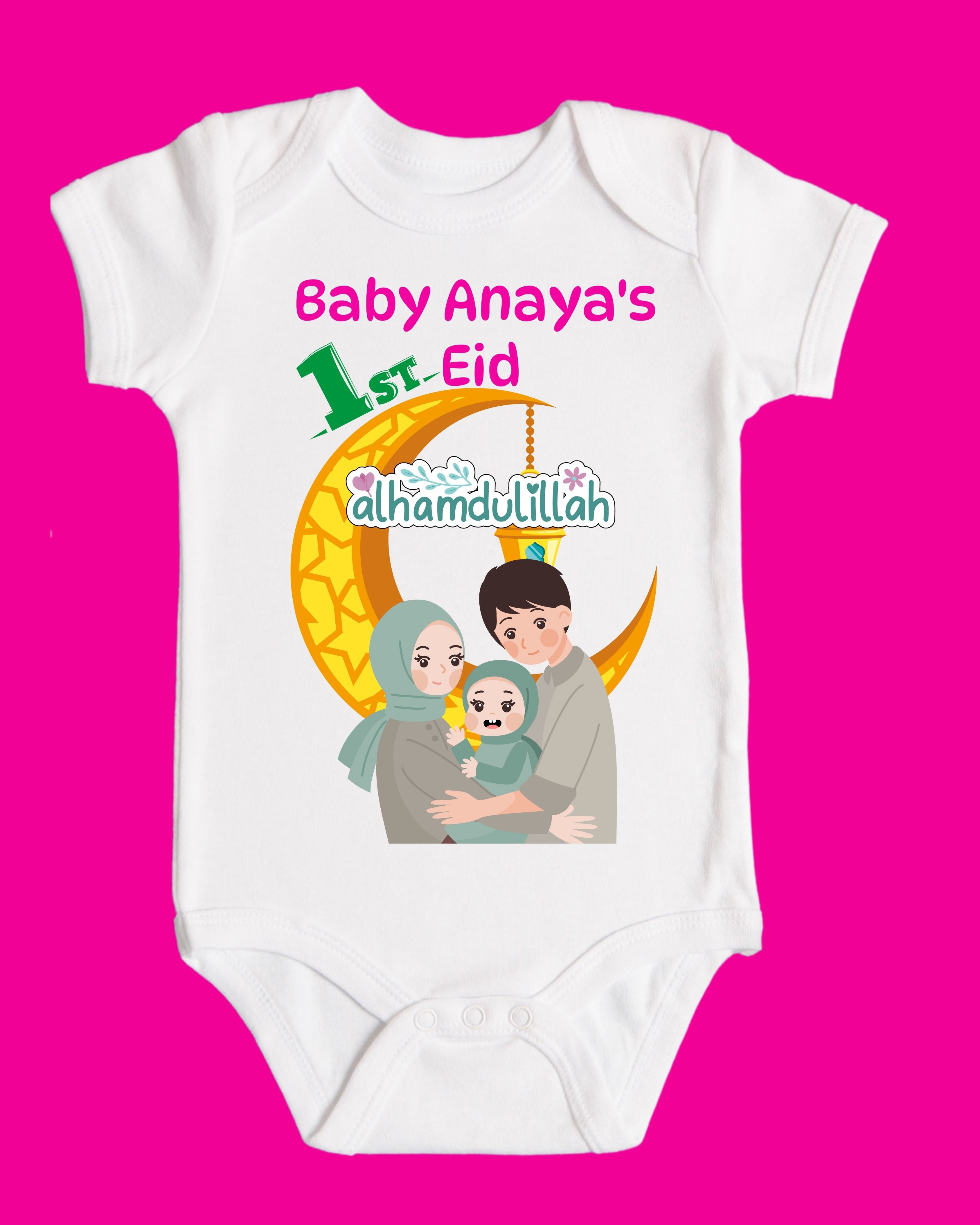 Best Eid Wear Romper For Baby Girl In Stylish Embroidery main image 0