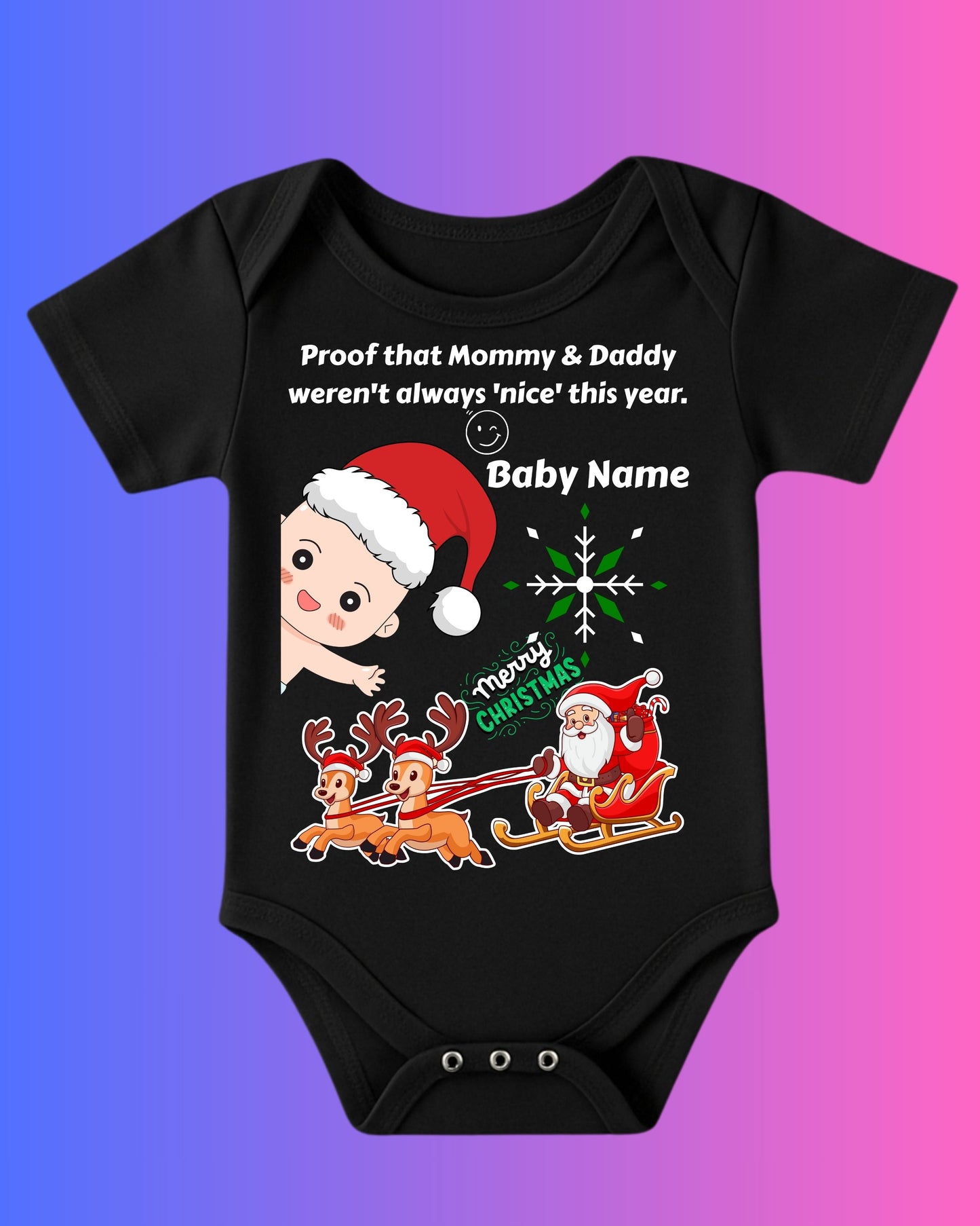 Baby Christmas Romper