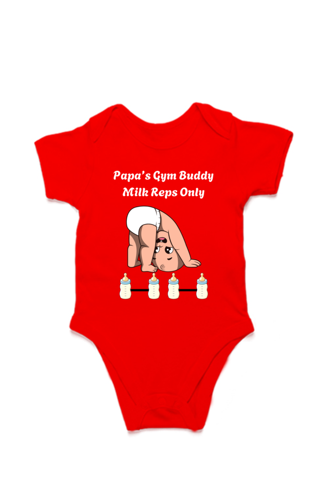 Papa’s Little Gym Buddy – Crushing Milk Reps in Style! (White Font)