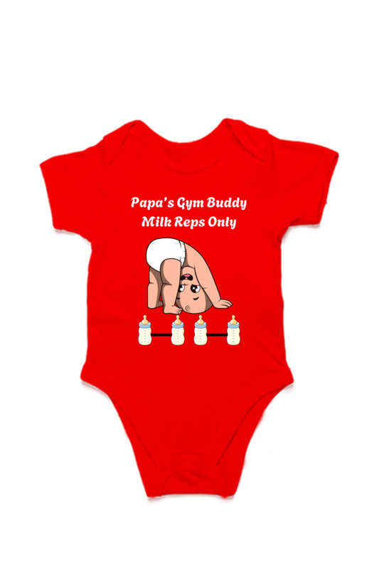 Papa’s Little Gym Buddy – Crushing Milk Reps in Style! (White Font)