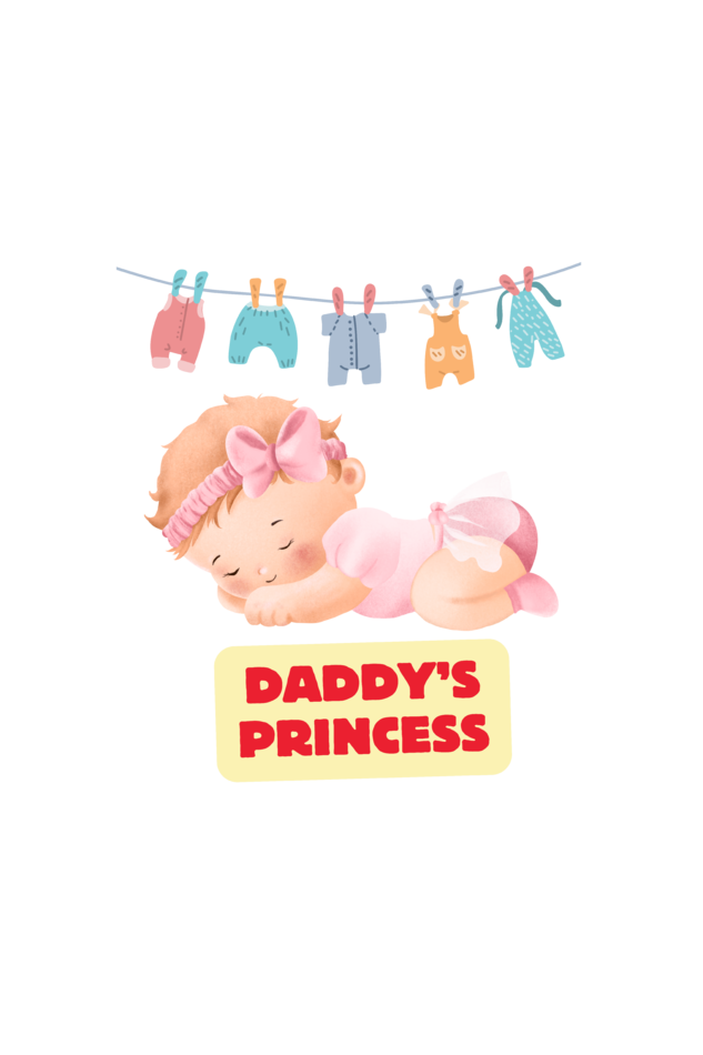Daddy's Princess Rompers Printed in Multiple colours range For Baby Girls 0-12 months!