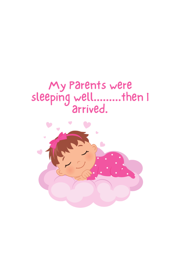 Funny Baby Girl Rompers - Because Sleep Was Overrated… Until She Arrived!
