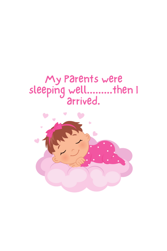 Funny Baby Girl Rompers - Because Sleep Was Overrated… Until She Arrived!  SHP99