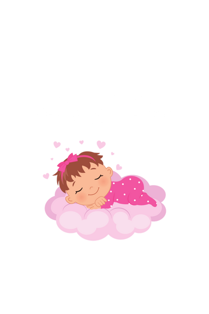 Funny Baby Girl Rompers - Because Sleep Was Overrated… Until She Arrived! (White Font)