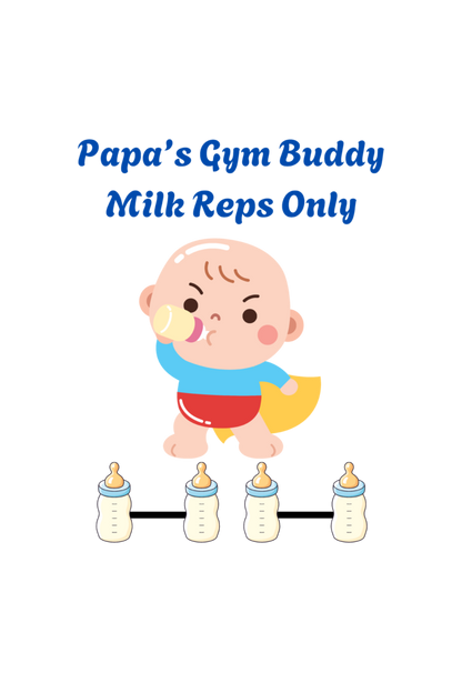 Papa’s Little Gym Super Buddy – Crushing Milk Reps in Style! (Strong Baby)