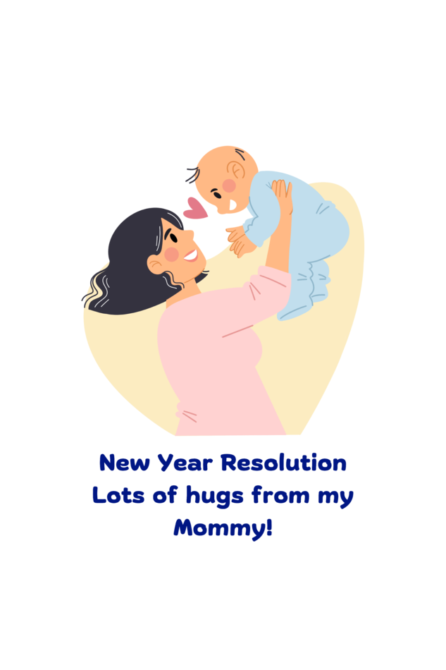 New Year 2025 Baby Romper – Resolution: Mommy Hugs