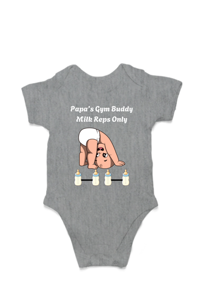 Papa’s Little Gym Buddy – Crushing Milk Reps in Style! (White Font)
