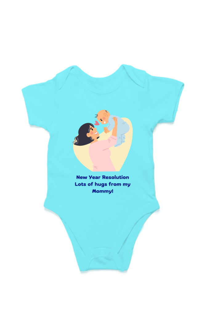 New Year 2025 Baby Romper – Resolution: Mommy Hugs