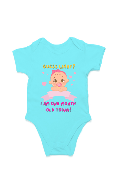 Tiny Bundle of Joy: Celebrating 1 Month of Sweetness of Your Cute Baby Girl!