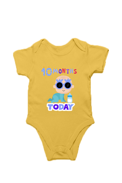 10 Month Celebration :  Cool Baby Rompers Printed For Your Baby's Monthly Milestone  SHP99
