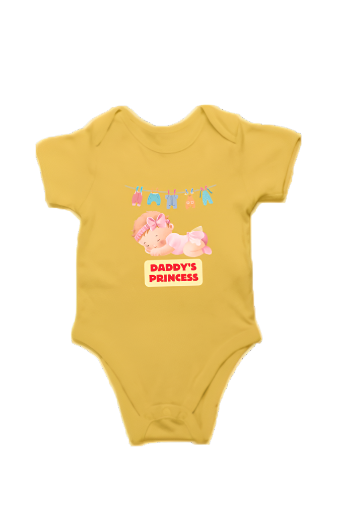 Daddy's Princess Rompers Printed in Multiple colours range For Baby Girls 0-12 months!
