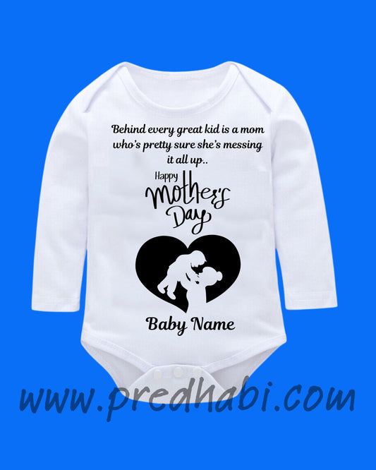 Baby Rompers Mothers Day