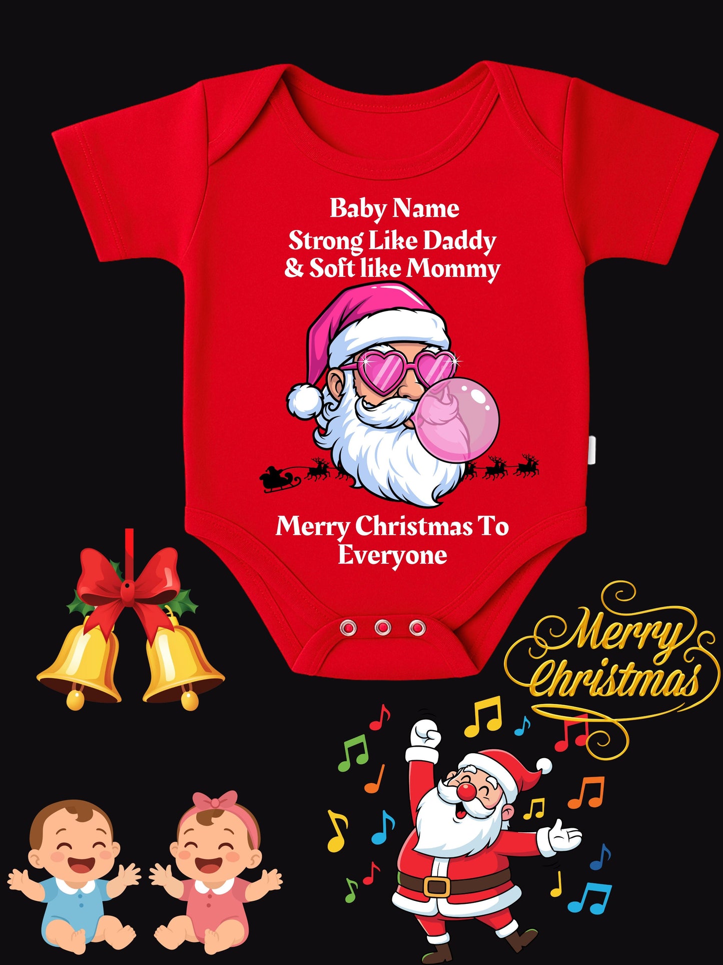 Baby Christmas Romper