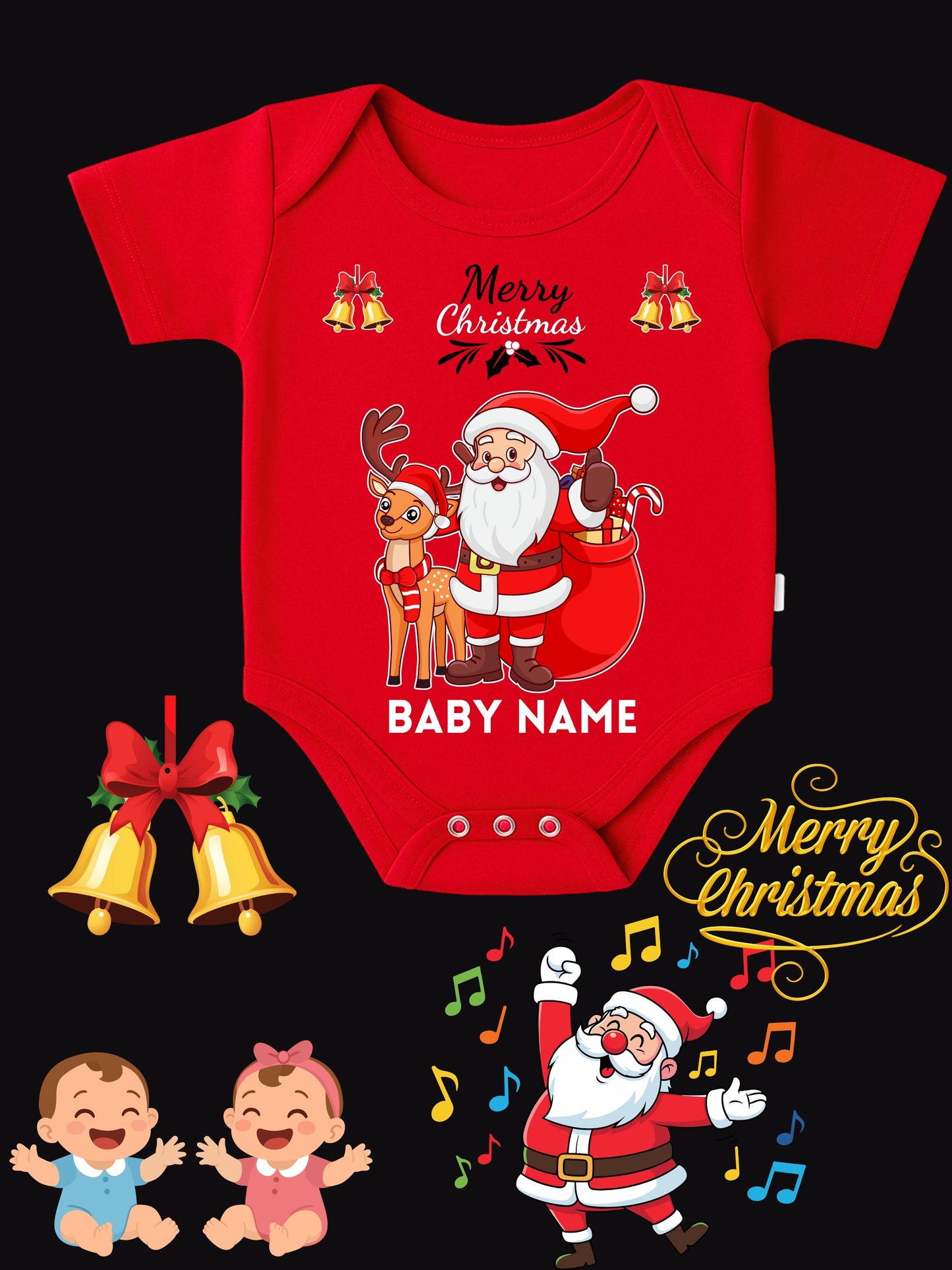 Baby Christmas Romper