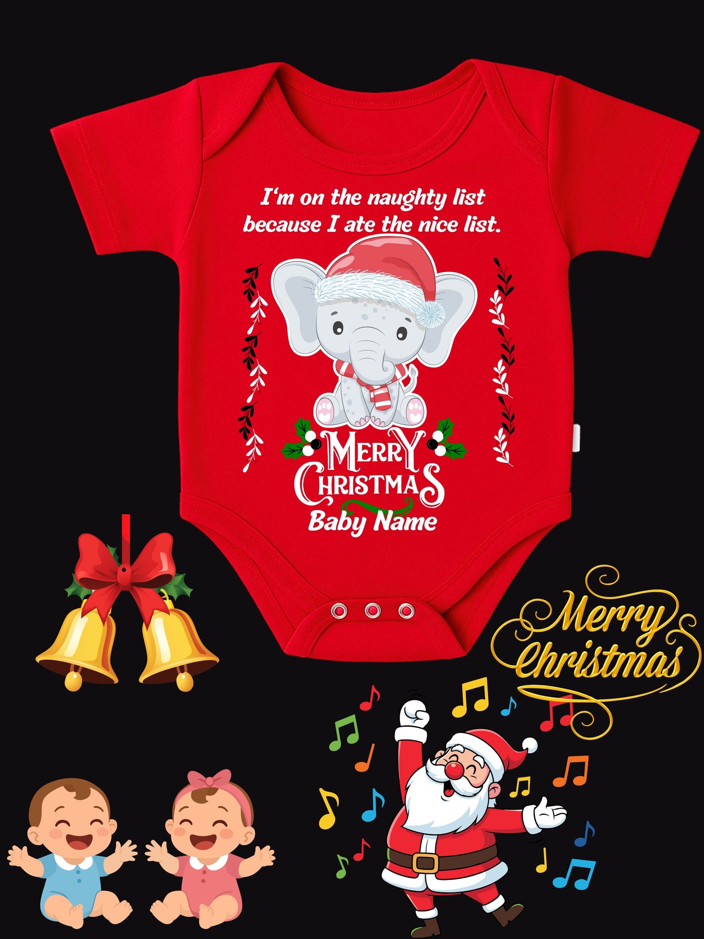 Baby Christmas Romper