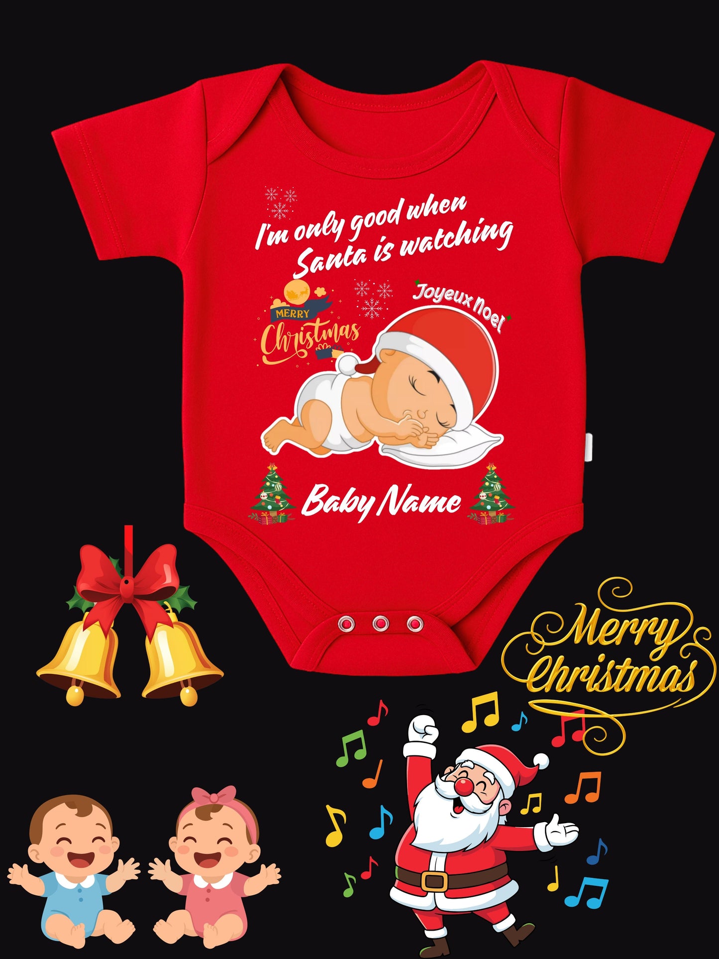 Baby Christmas Romper