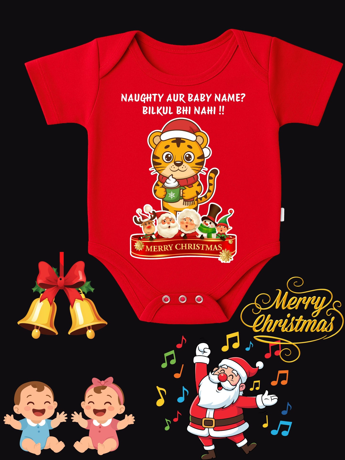 Baby Christmas Romper