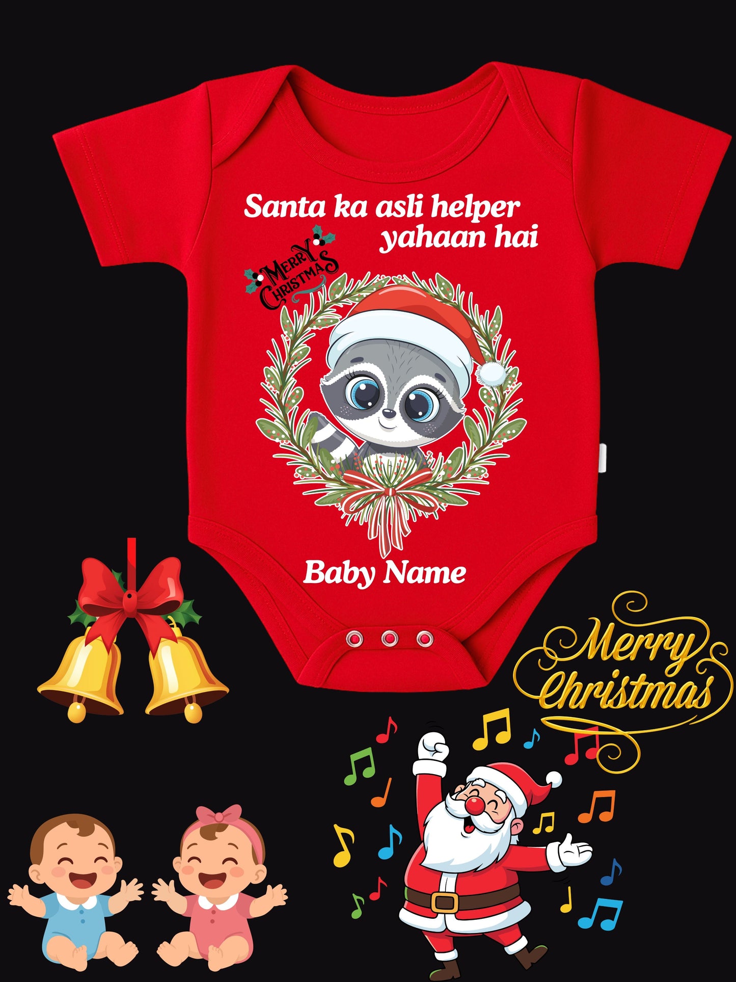 Baby Christmas Romper
