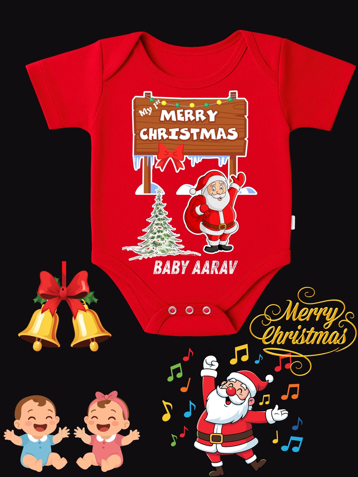 Baby Christmas Romper