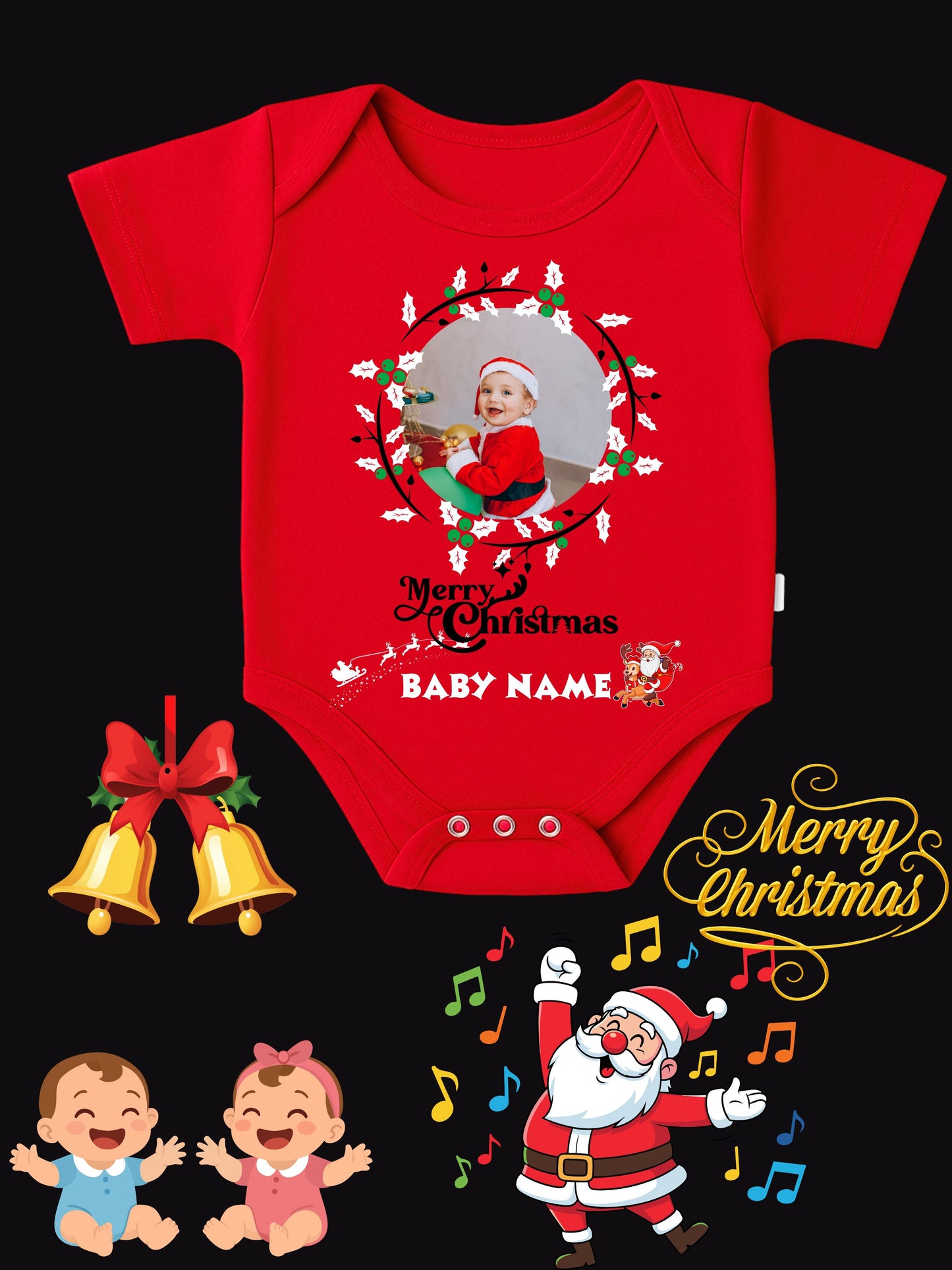 Baby Christmas Romper