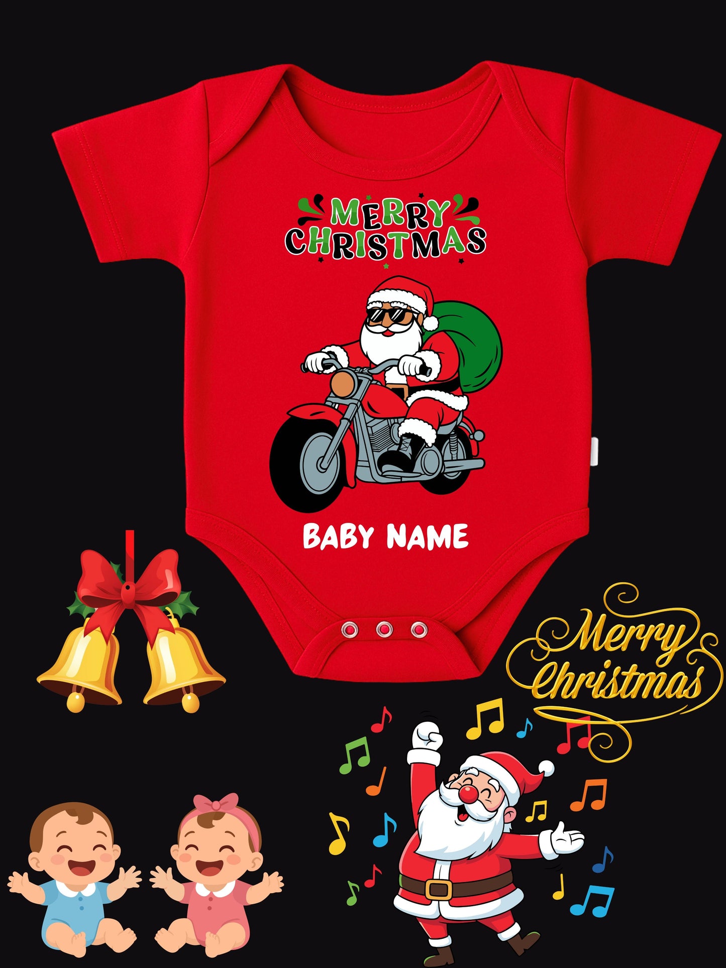 Baby Christmas Romper