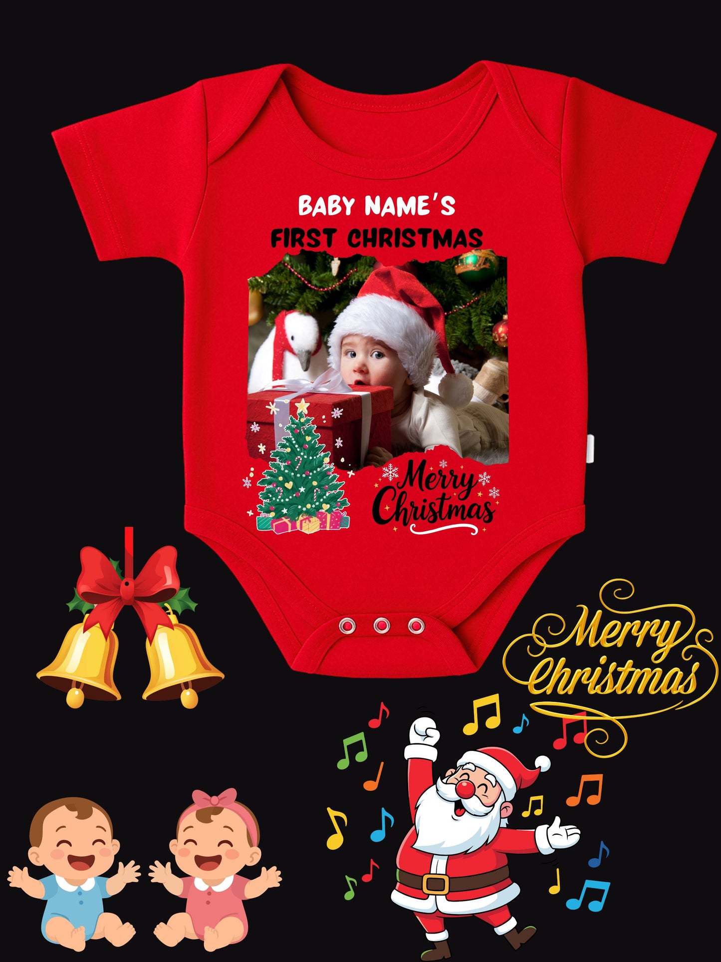 Baby Christmas Romper