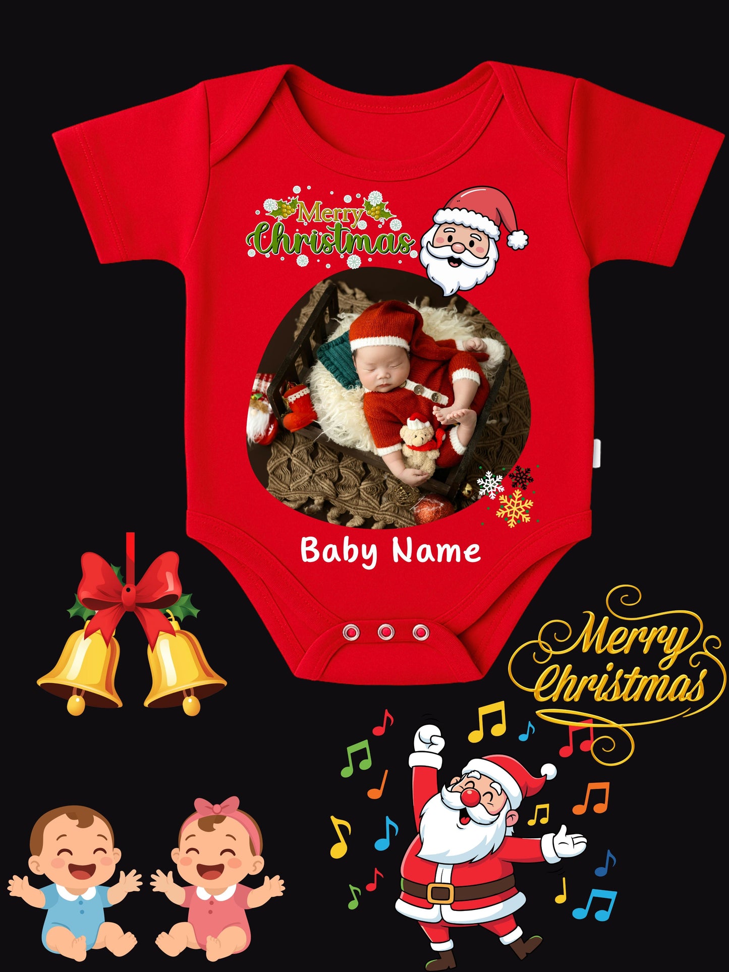 Baby Christmas Romper