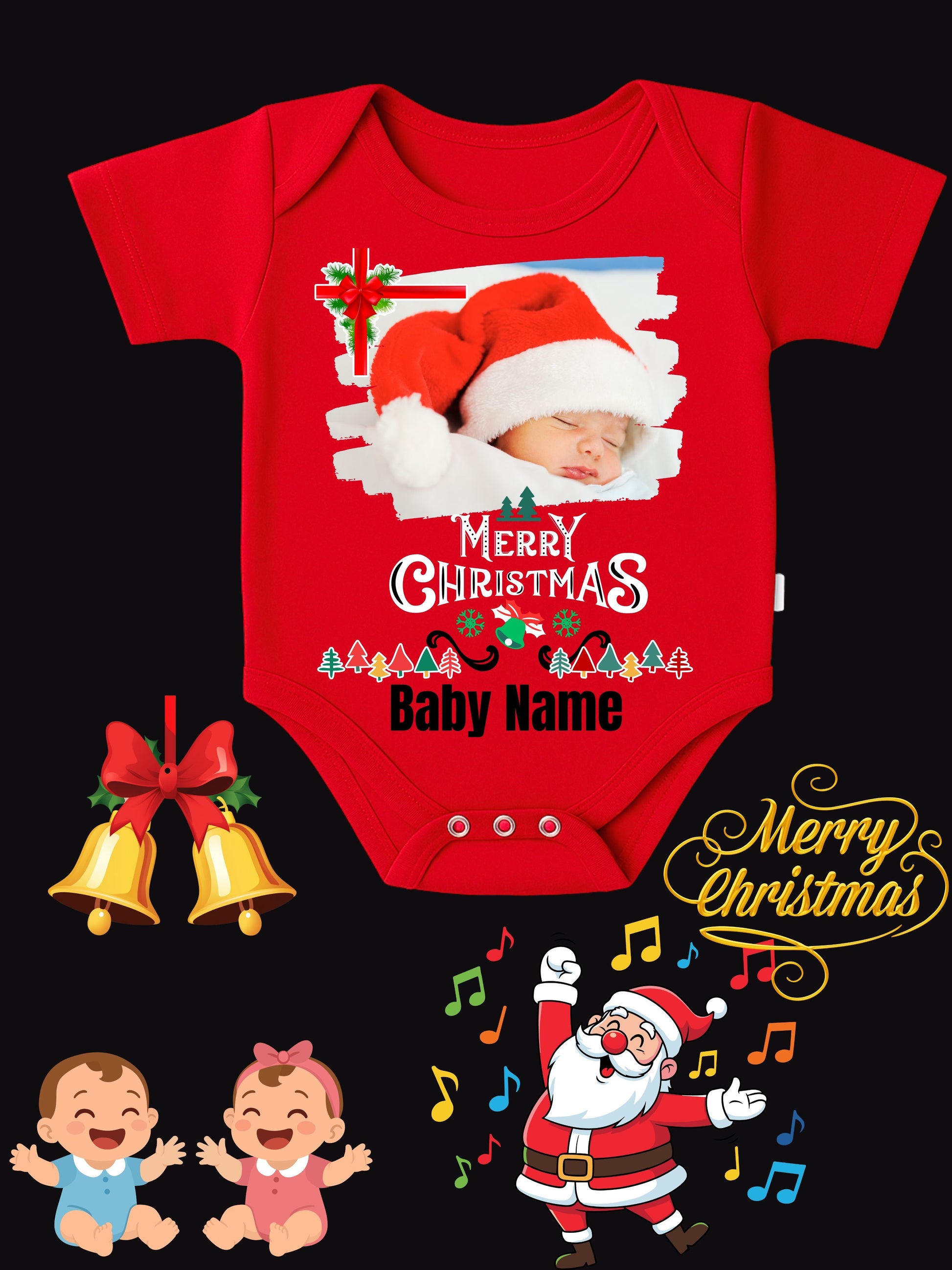 Baby Christmas Romper