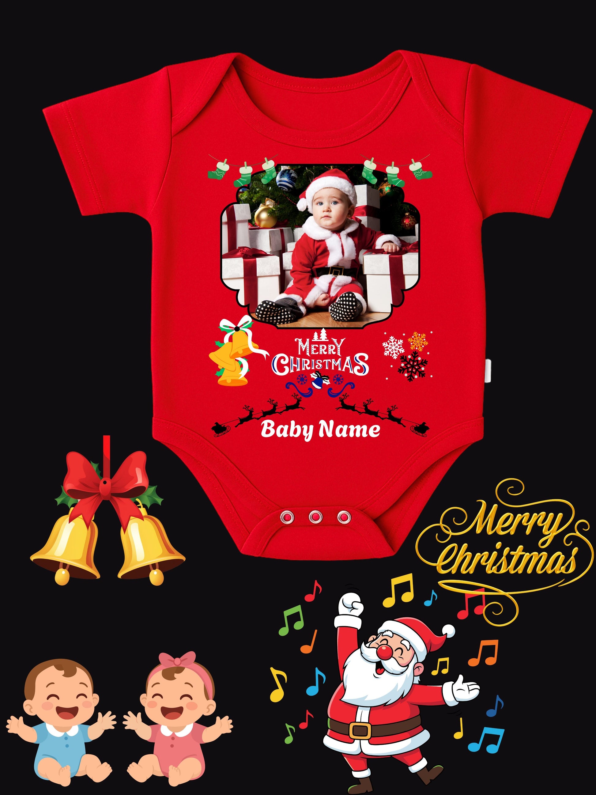 Baby Christmas Romper