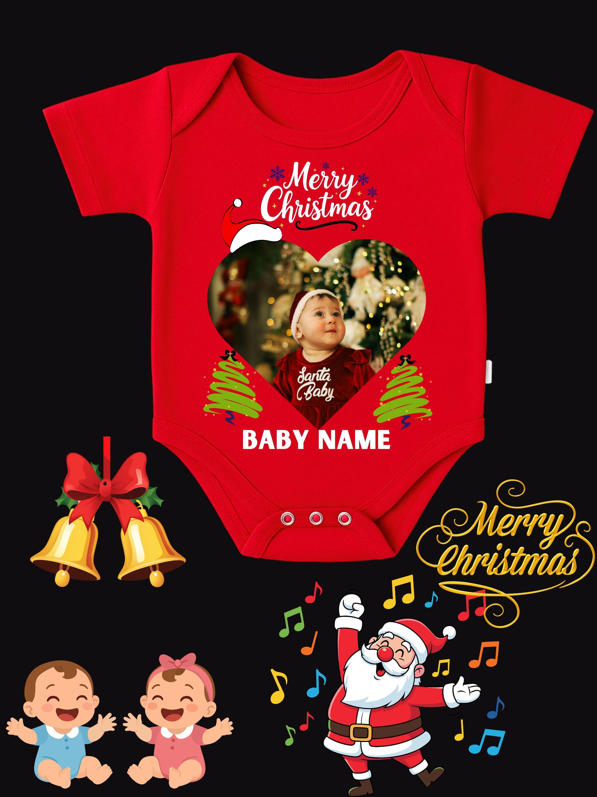 Baby Christmas Romper