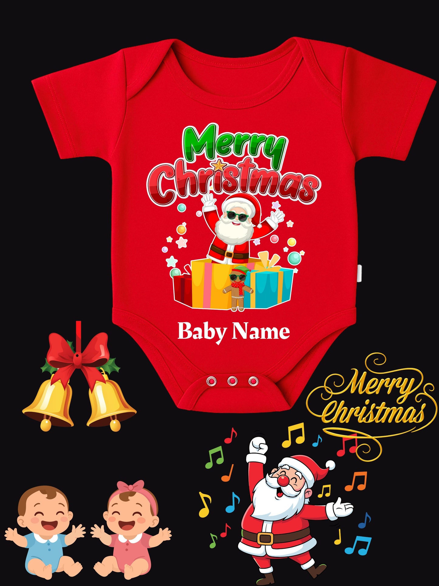 Baby Christmas Romper
