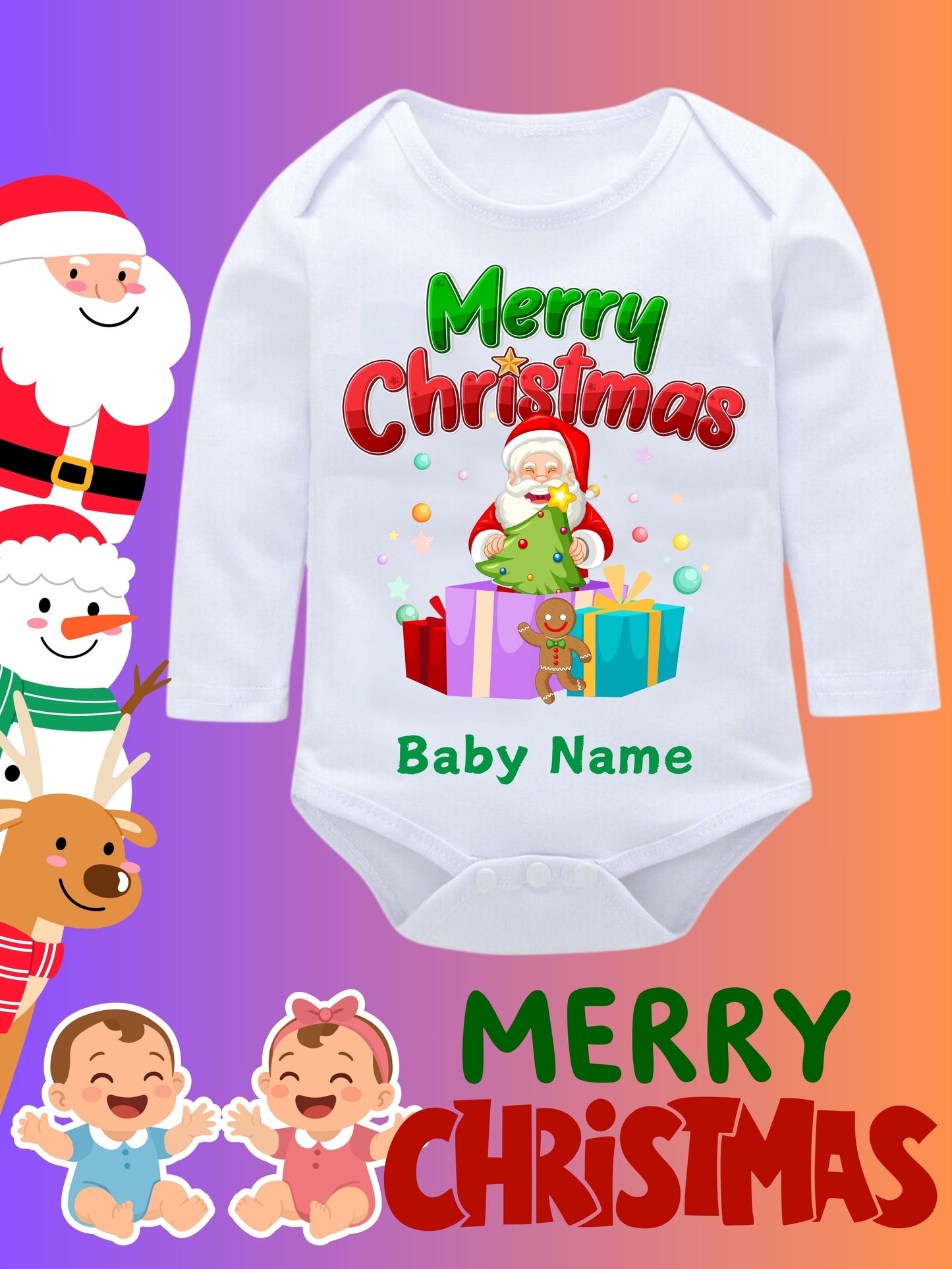Baby Christmas Romper