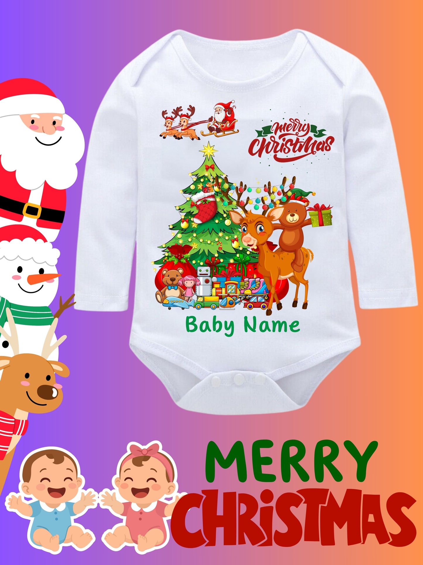 Baby Christmas Romper
