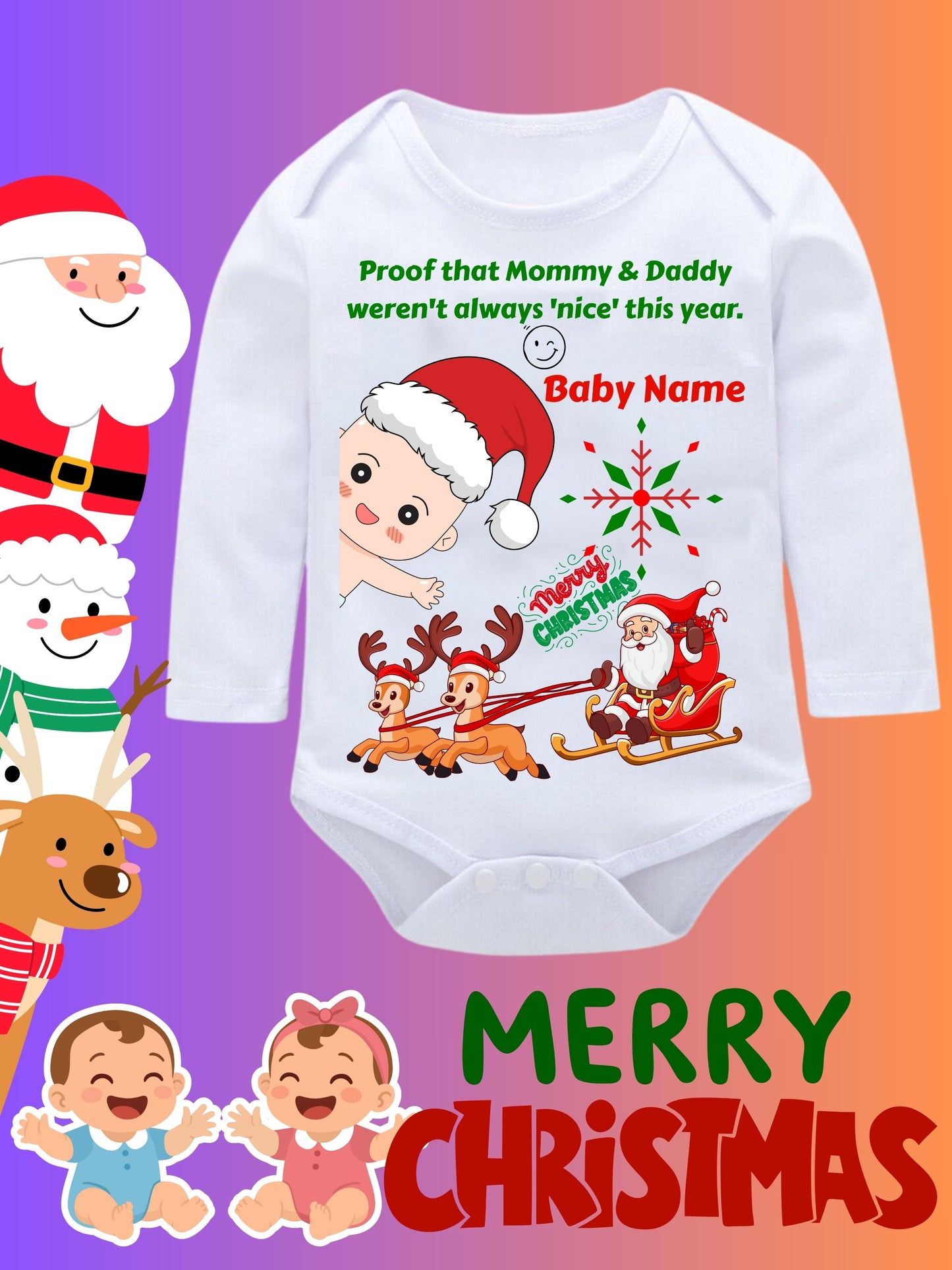 Baby Christmas Romper