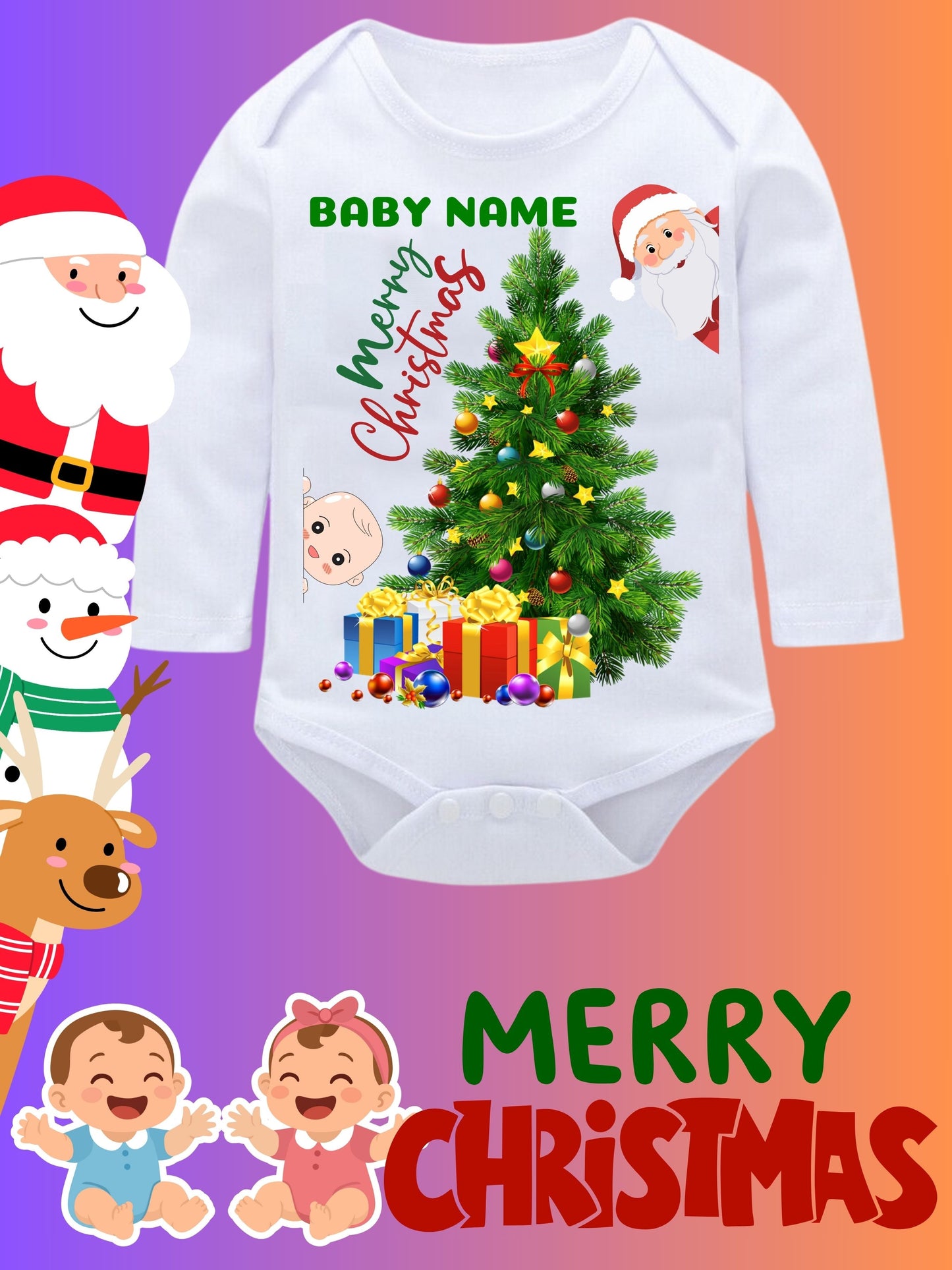 Baby Christmas Romper
