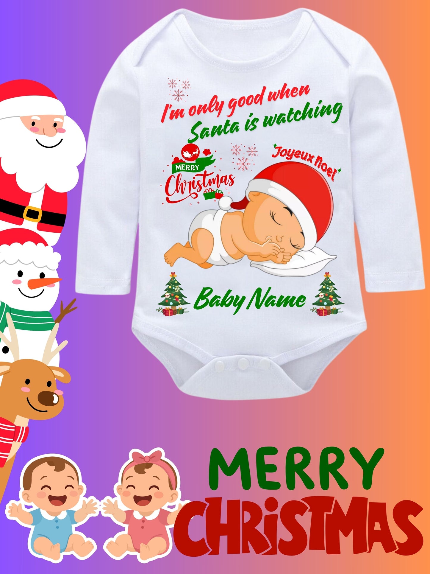 Baby Christmas Romper