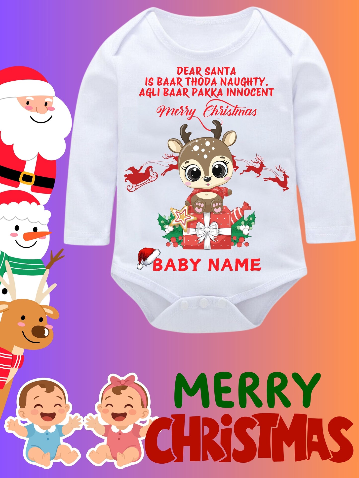 Baby Christmas Romper