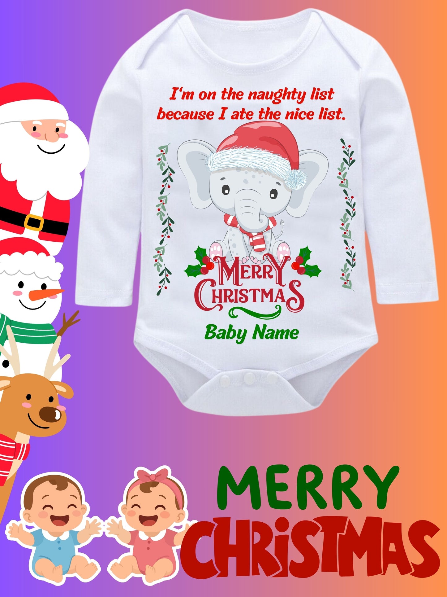Baby Christmas Romper