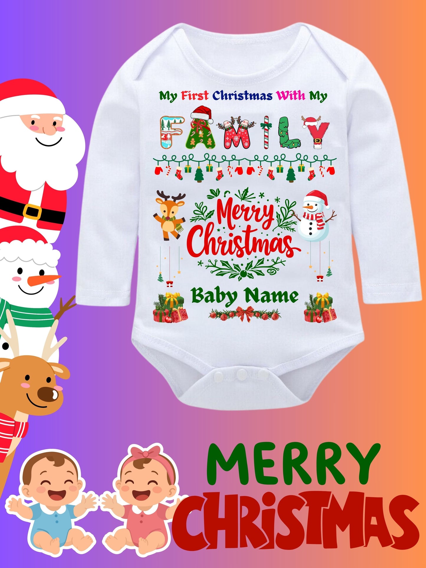 Baby Christmas Romper