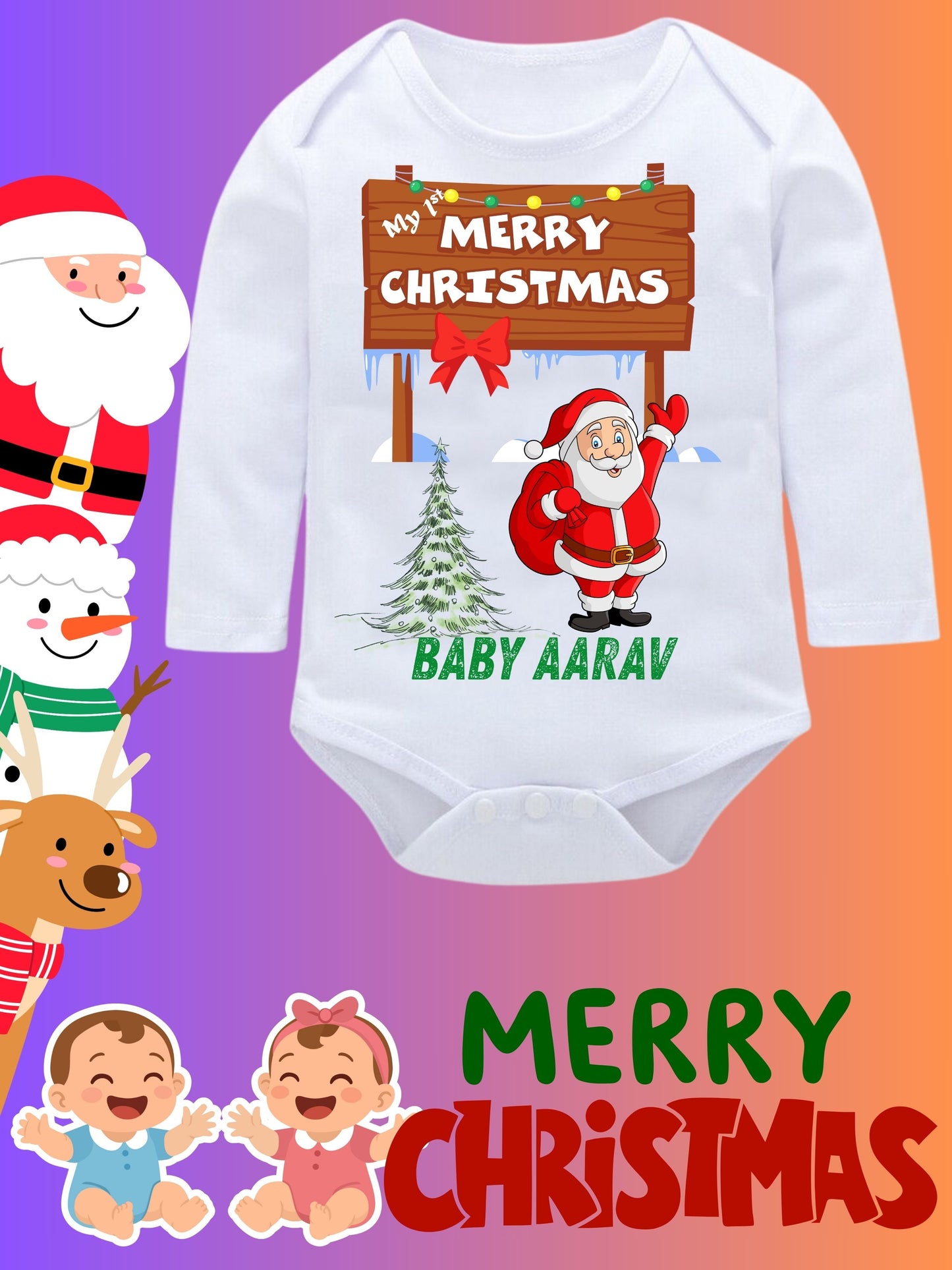 Baby Christmas Romper