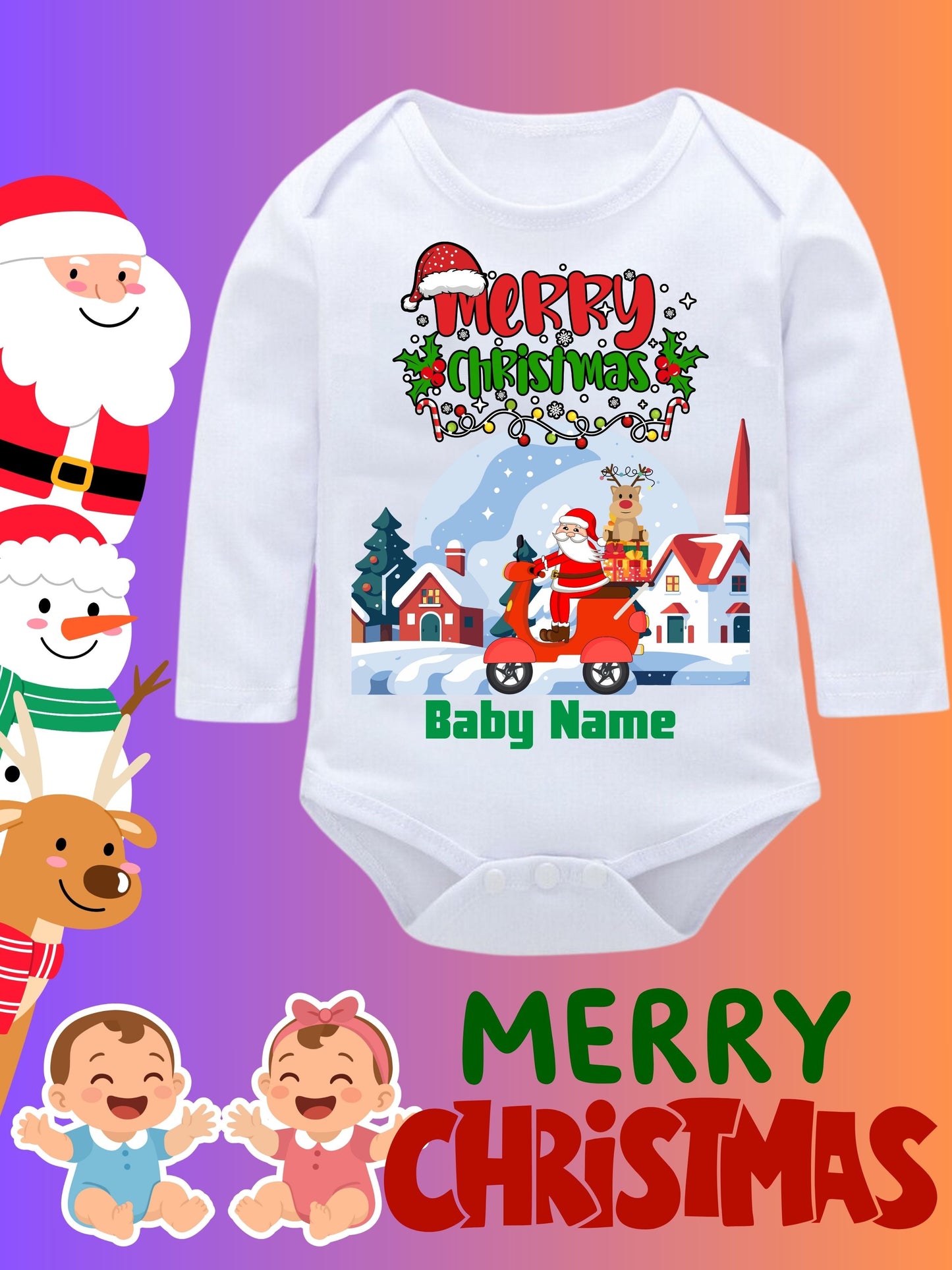 Baby Christmas Romper