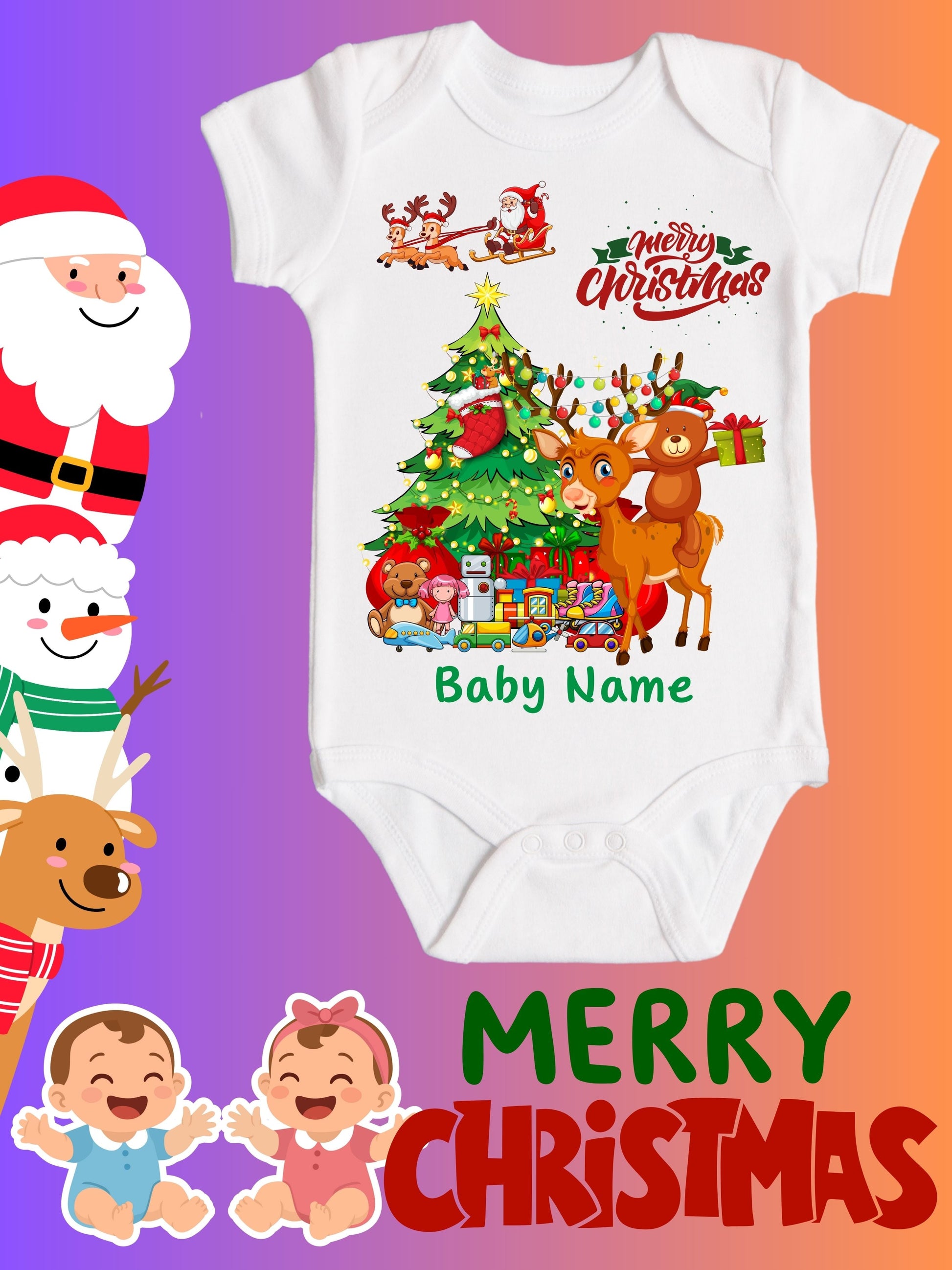 Baby Christmas Romper