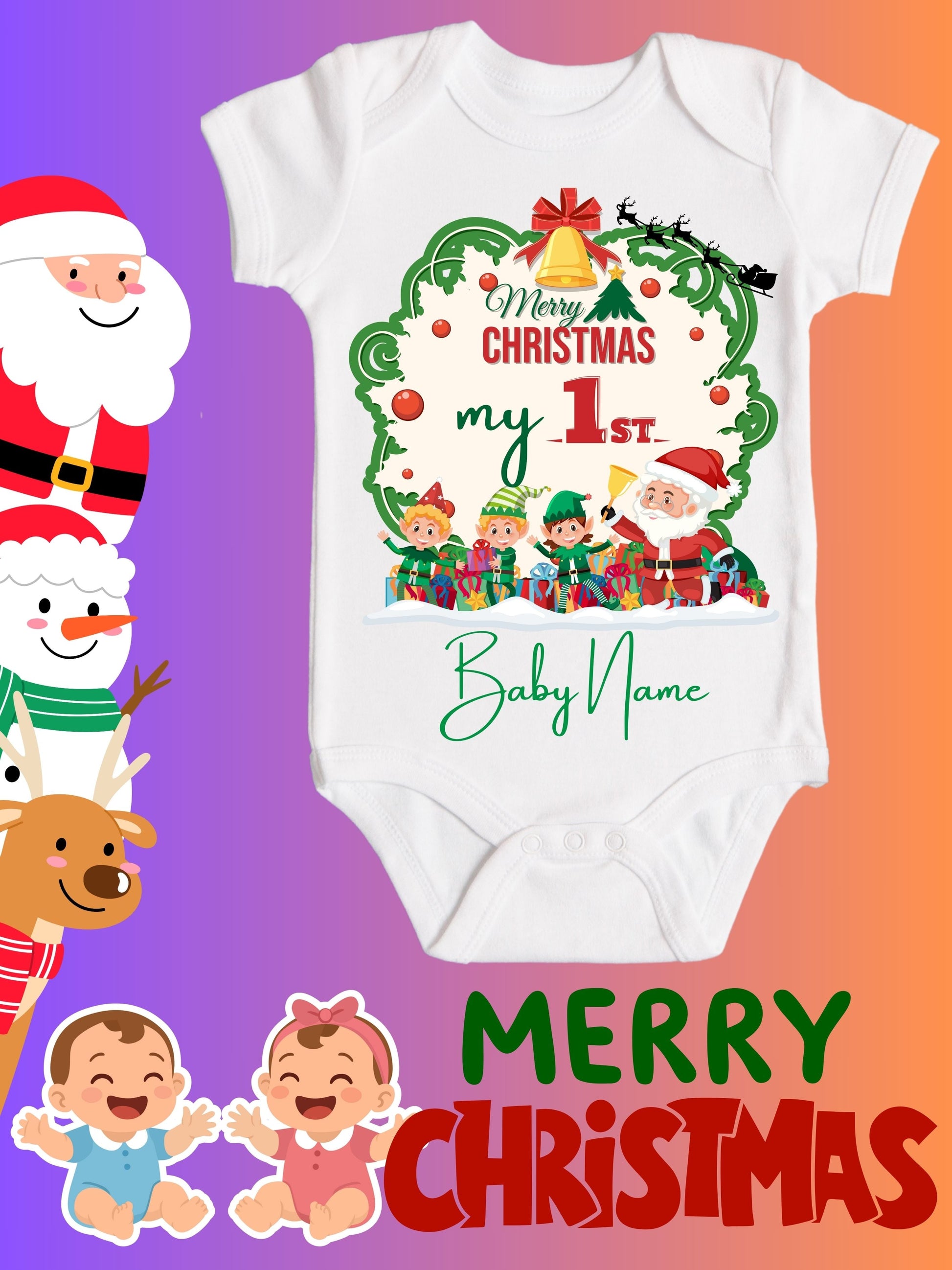 Baby Christmas Romper