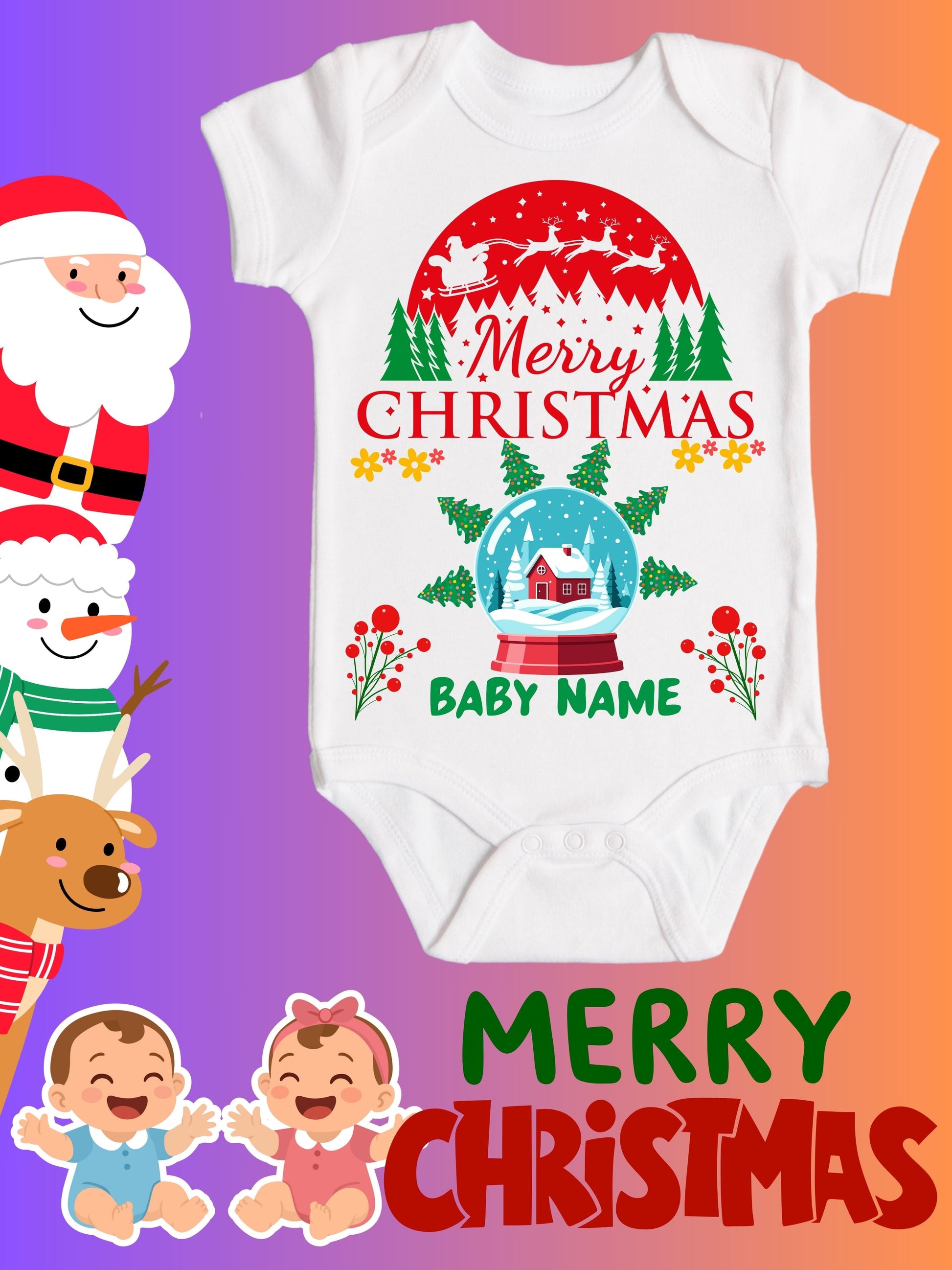 Baby Christmas Romper