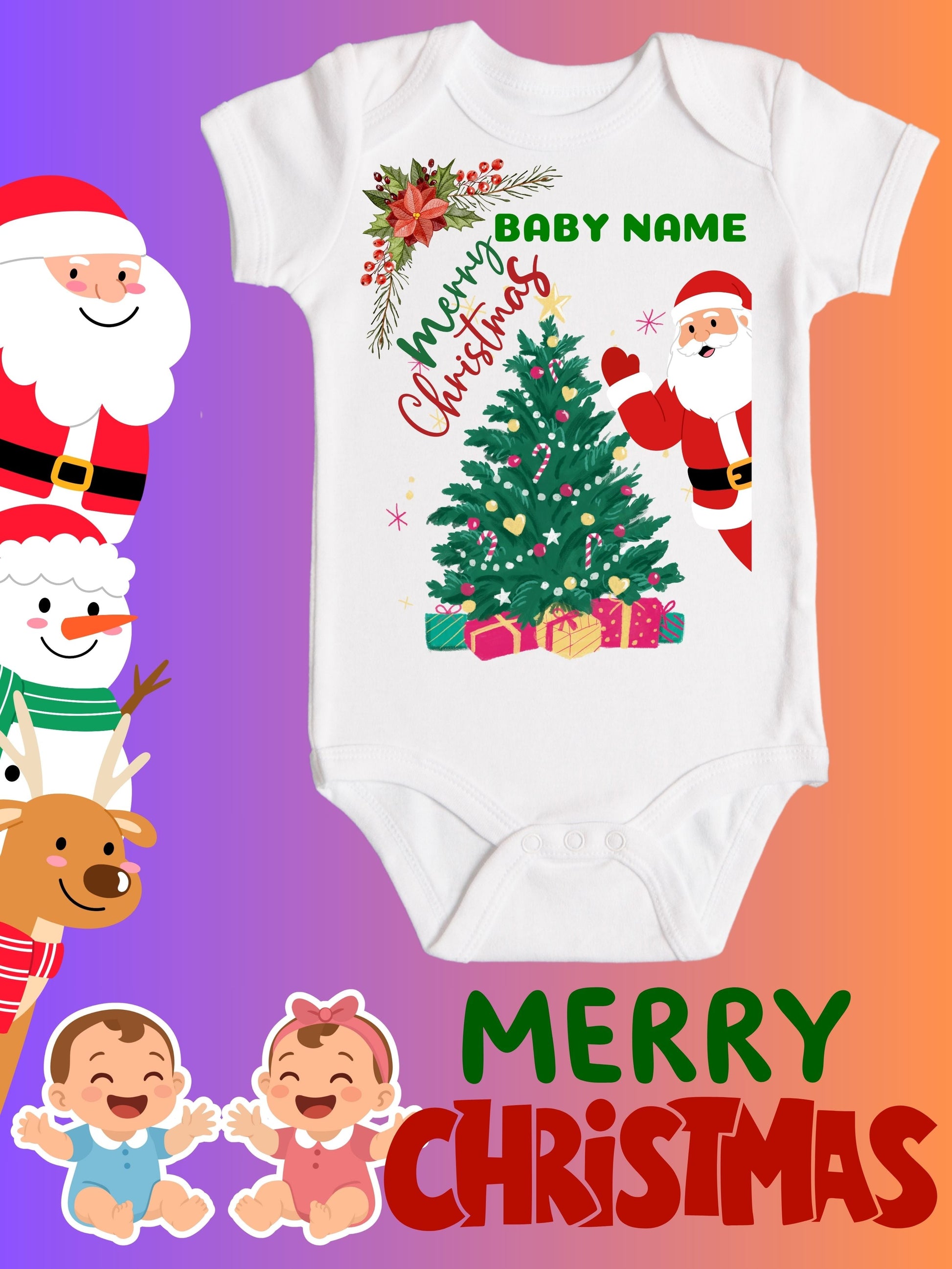 Baby Christmas Romper